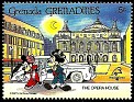 Grenadines - 1989 - Walt Disney - 5 ¢ - Multicolor - Disney, Paris - Scott 1061 - Walt Disney Paris Mickey & Minnie The Opera House - 0